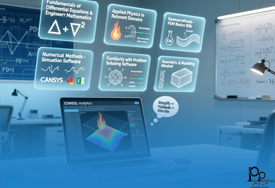پیشنیاز یادگیری&nbsp;کامسول COMSOL